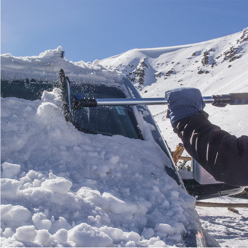 SubZero 80052 52" Extension Quick-Release Handle Ice Scraper and Pivoting Snow Broom (Colors May Vary) - Image 5